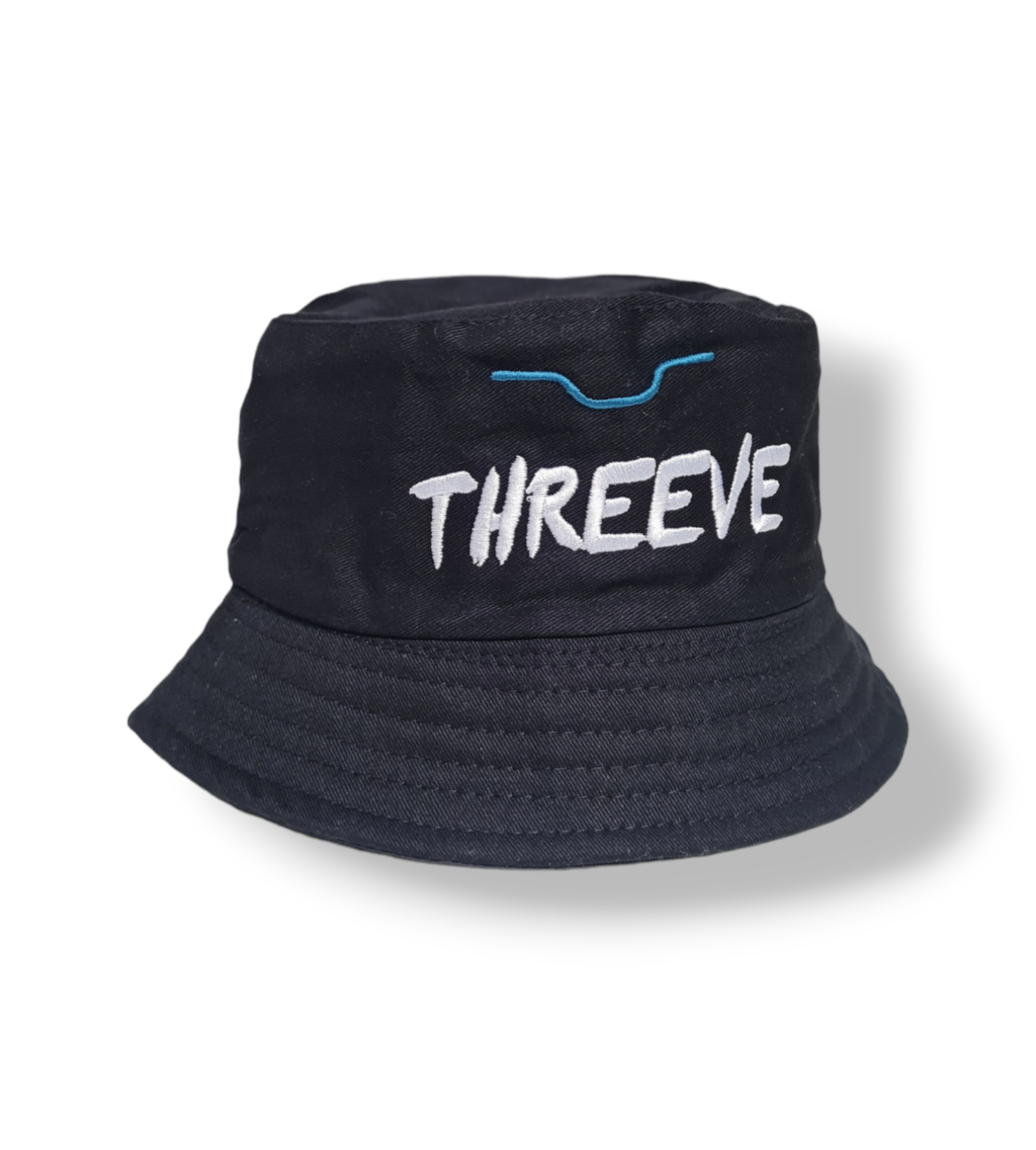 Threeve Kids Bucket Hat Toddler Sun Hat Black